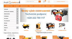 Desktop Screenshot of profi-elektro.sk