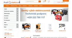 Desktop Screenshot of profi-elektro.cz