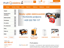 Tablet Screenshot of profi-elektro.cz